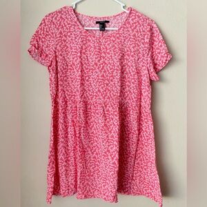 Pink Womens Floral Dress